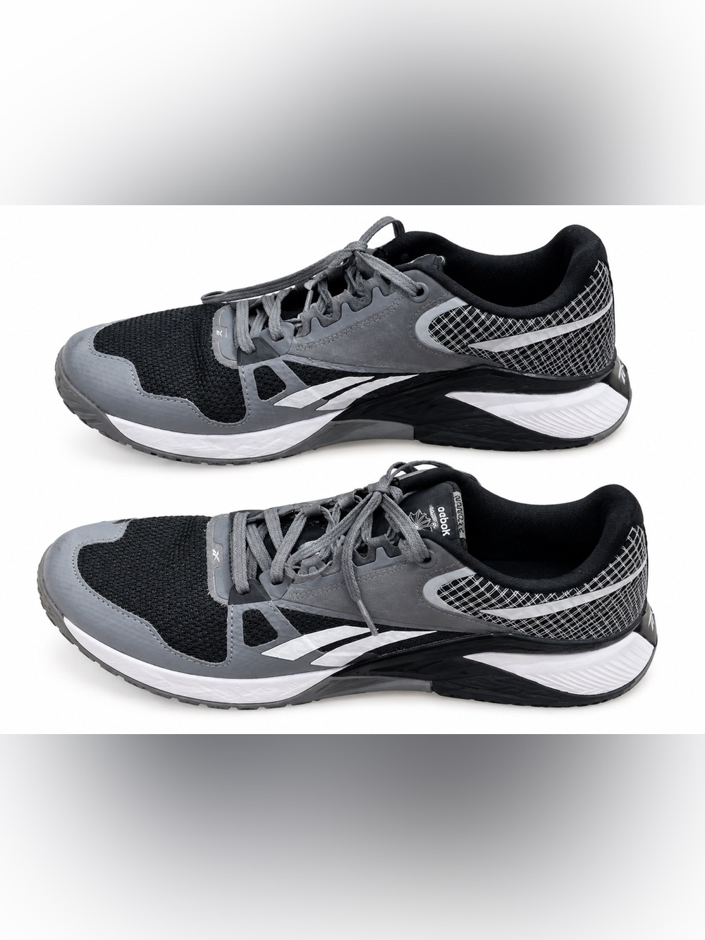 Reebok Women’s Gray and Black Athletic Sneakers